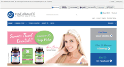 Desktop Screenshot of naturalife.ie